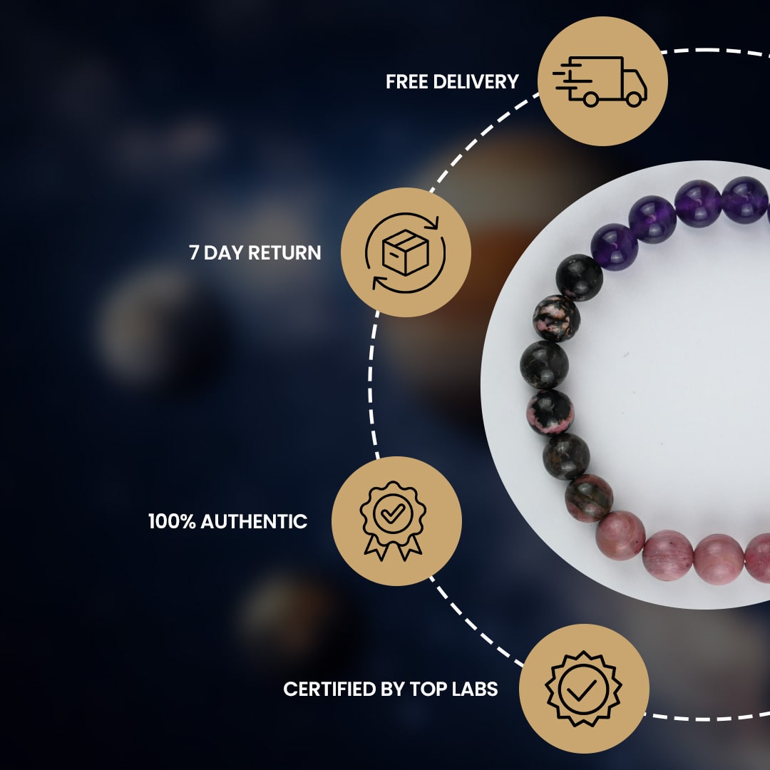 Vrishta Heart Healer Bracelet with authenticity certificate, free delivery, and easy return policy