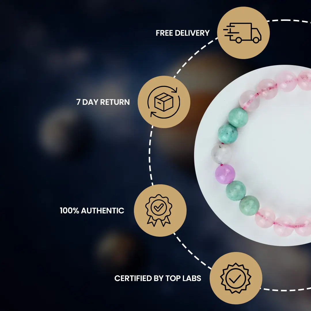 Vrishta Love Confession Bracelet with authenticity certificate, free delivery, and return policy