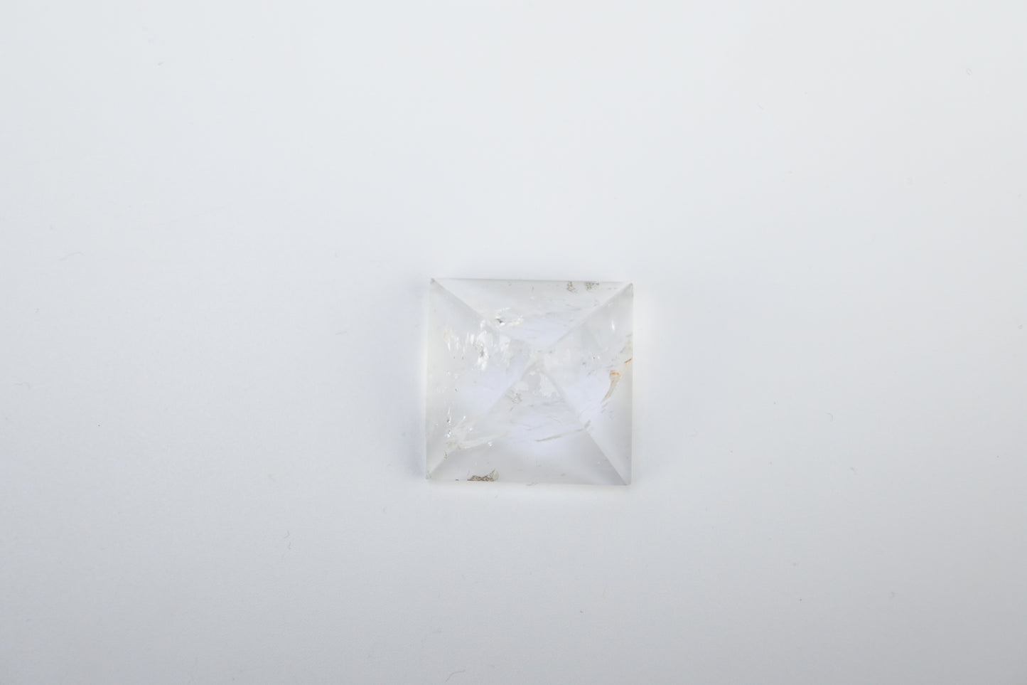 Vrishta Small Clear Quartz Stone Pyramid