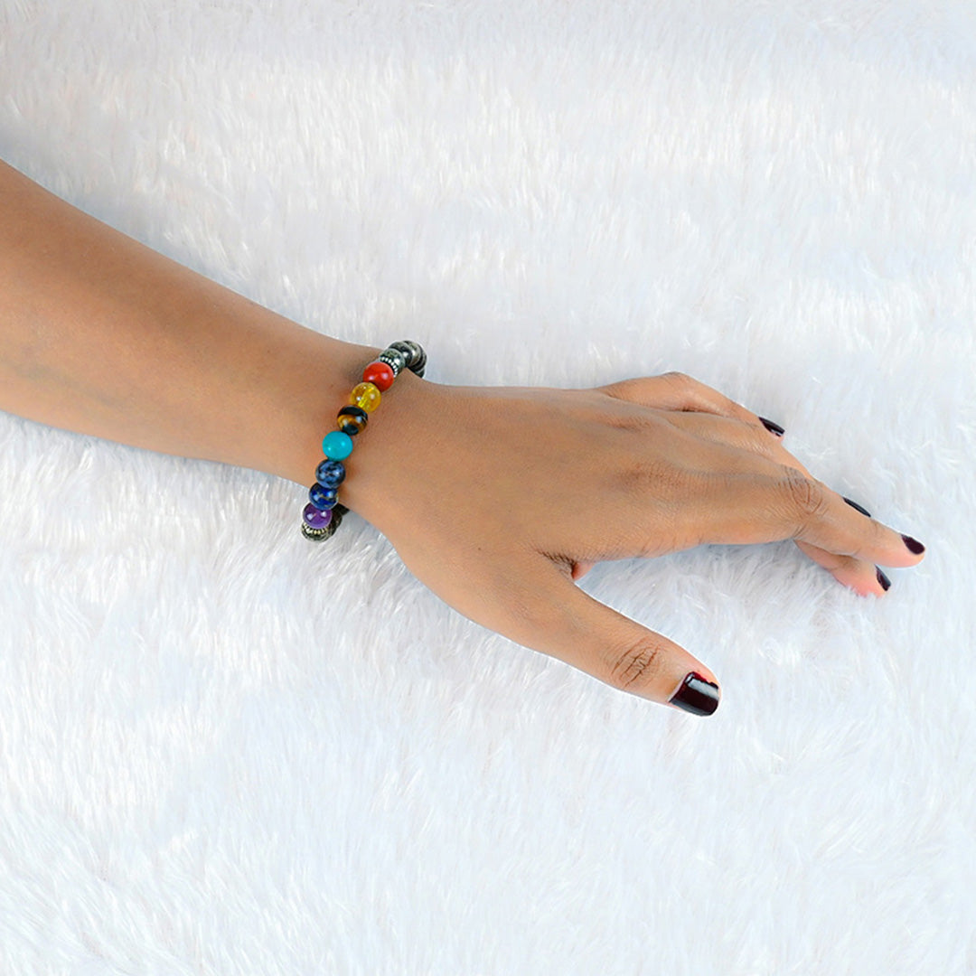 7 Chakra - Pyrite Bracelet