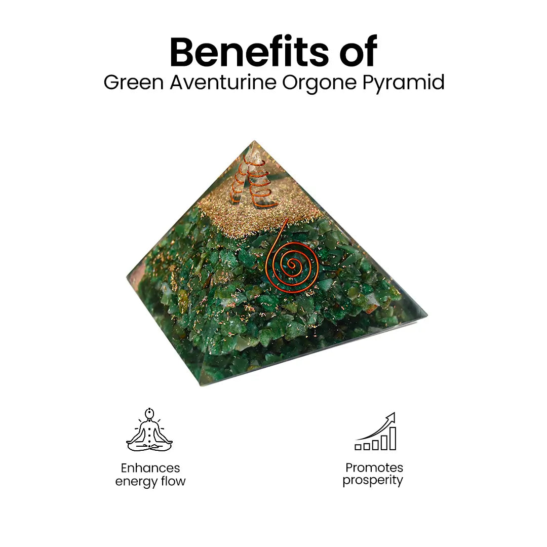 Vrishta Green Aventurine Pyramid
