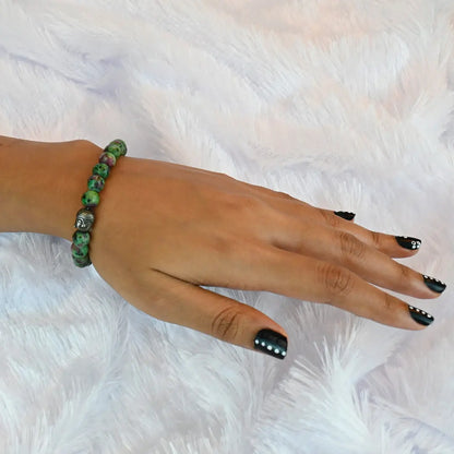 Vrishta Ruby Zoisite Bracelet
