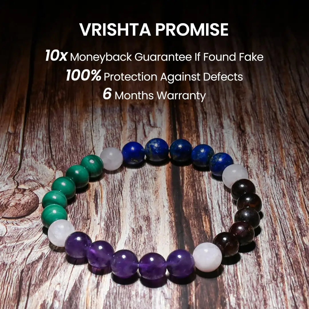 Vrishta Guarantee on Love Shield Bracelet with authenticity, warranty, and trust promise