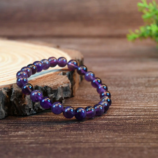 Certified & Activated Vrishta Amethyst Bracelet for  Spirituality & Inner Strength