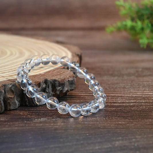 Vrishta Certified & Activated Sphatik Crystal Bracelet for Positivity & Confidence