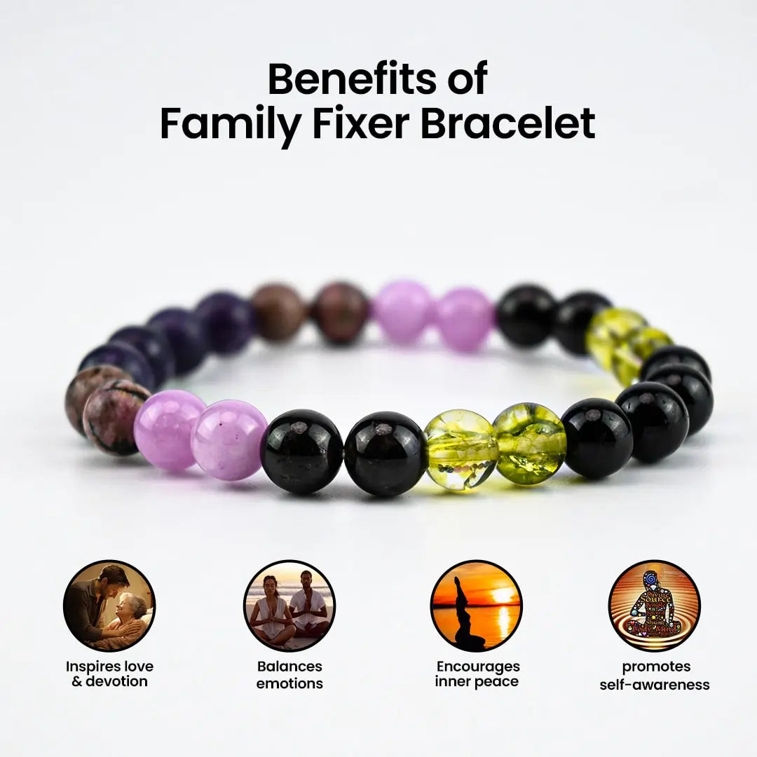 Vrishta Certified Family Fixer Bracelet to improve intuition and draw romance