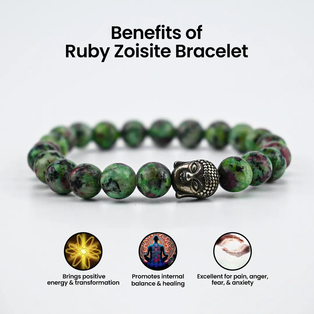 Vrishta Ruby Zoisite Bracelet