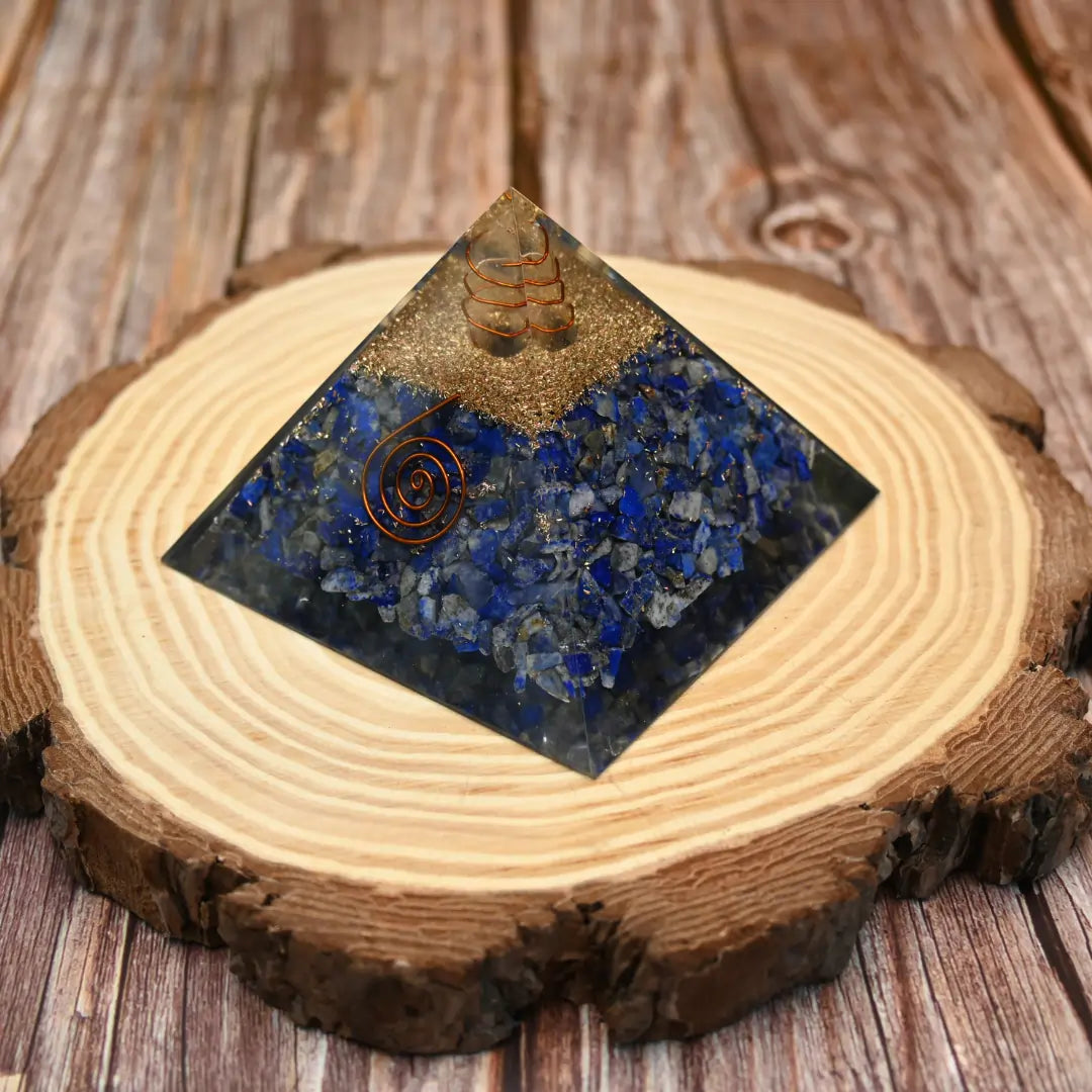 Vrishta Lapis Lazuli Organ Pyramid 90 MM Pyramid