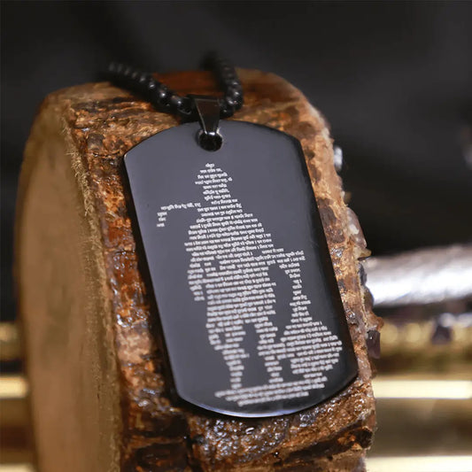 Vrishta Hanuman Chalisa Pendant with Chain for Protection and Blessings