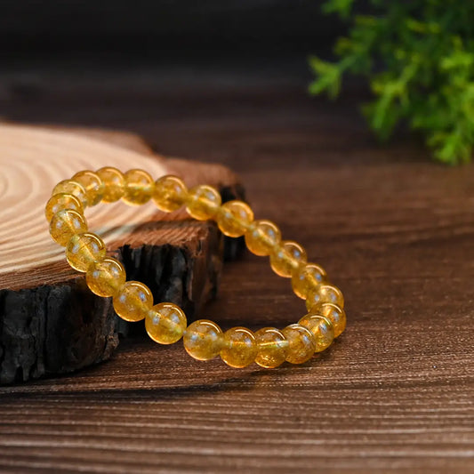 Certified & Activated Vrishta Citrine Bracelet for Business & Manifestation