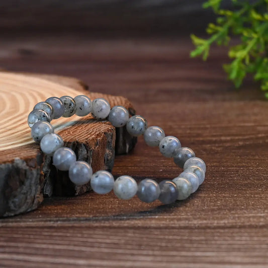 Certified & Activated Vrishta Labradorite Bracelet for Clarity & Consciousness