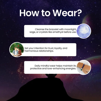 Guidance on how to wear Vrishta Love Shield Bracelet for maximum effects