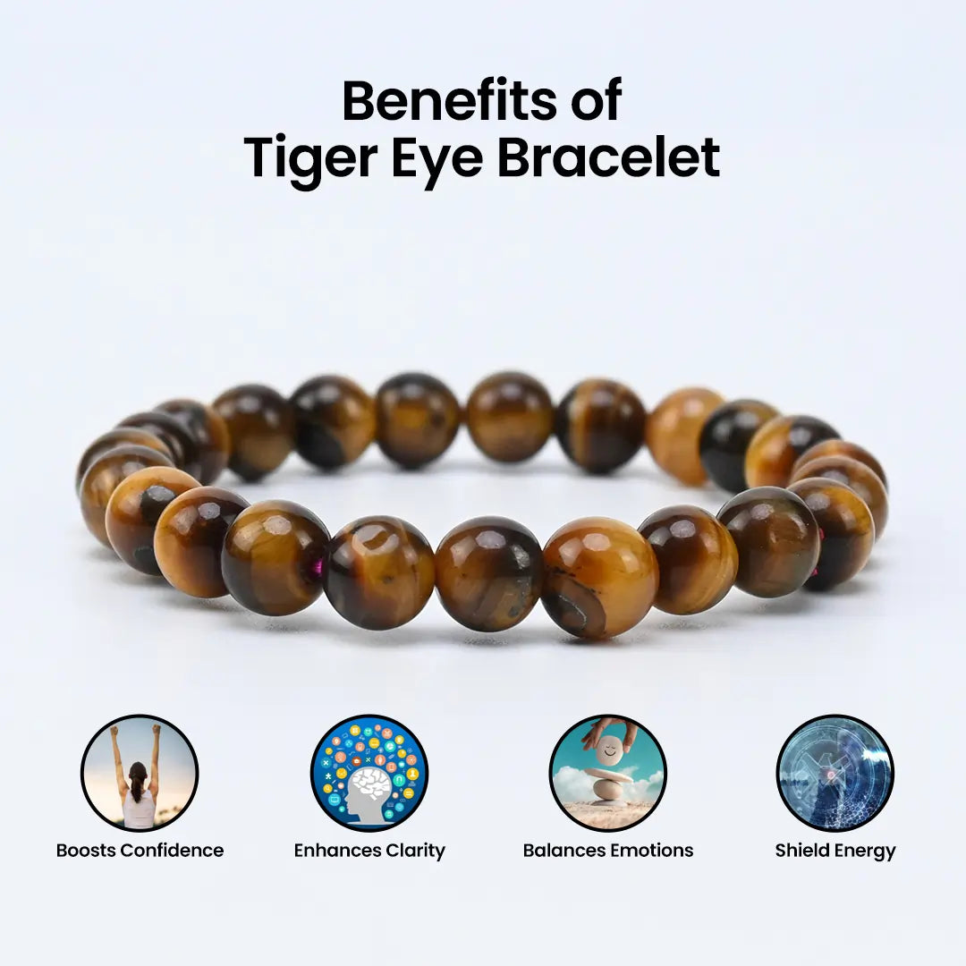 Vrishta Certified & Activated Tiger Eye Bracelet