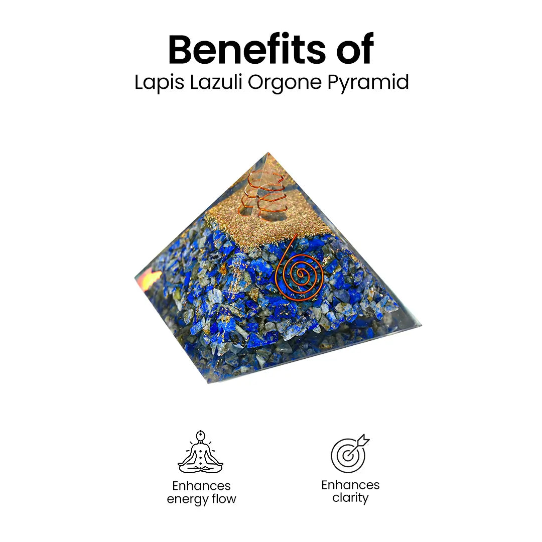 Vrishta Lapis Lazuli Organ Pyramid 90 MM Pyramid
