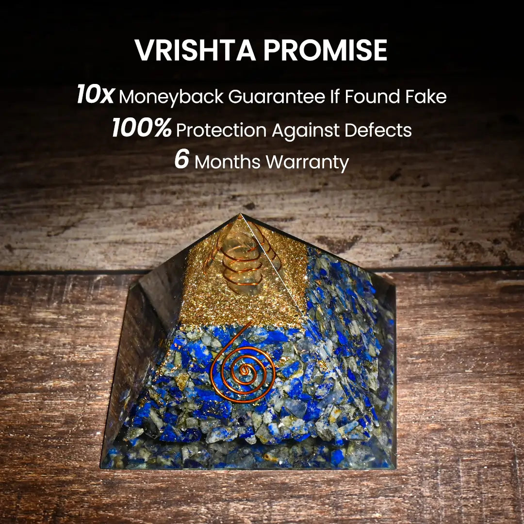 Vrishta Lapis Lazuli Organ Pyramid 90 MM Pyramid