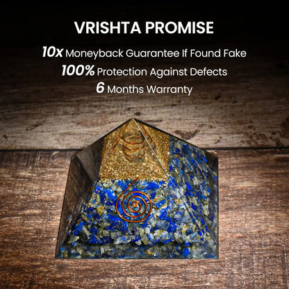 Vrishta Lapis Lazuli Organ Pyramid 90 MM Pyramid