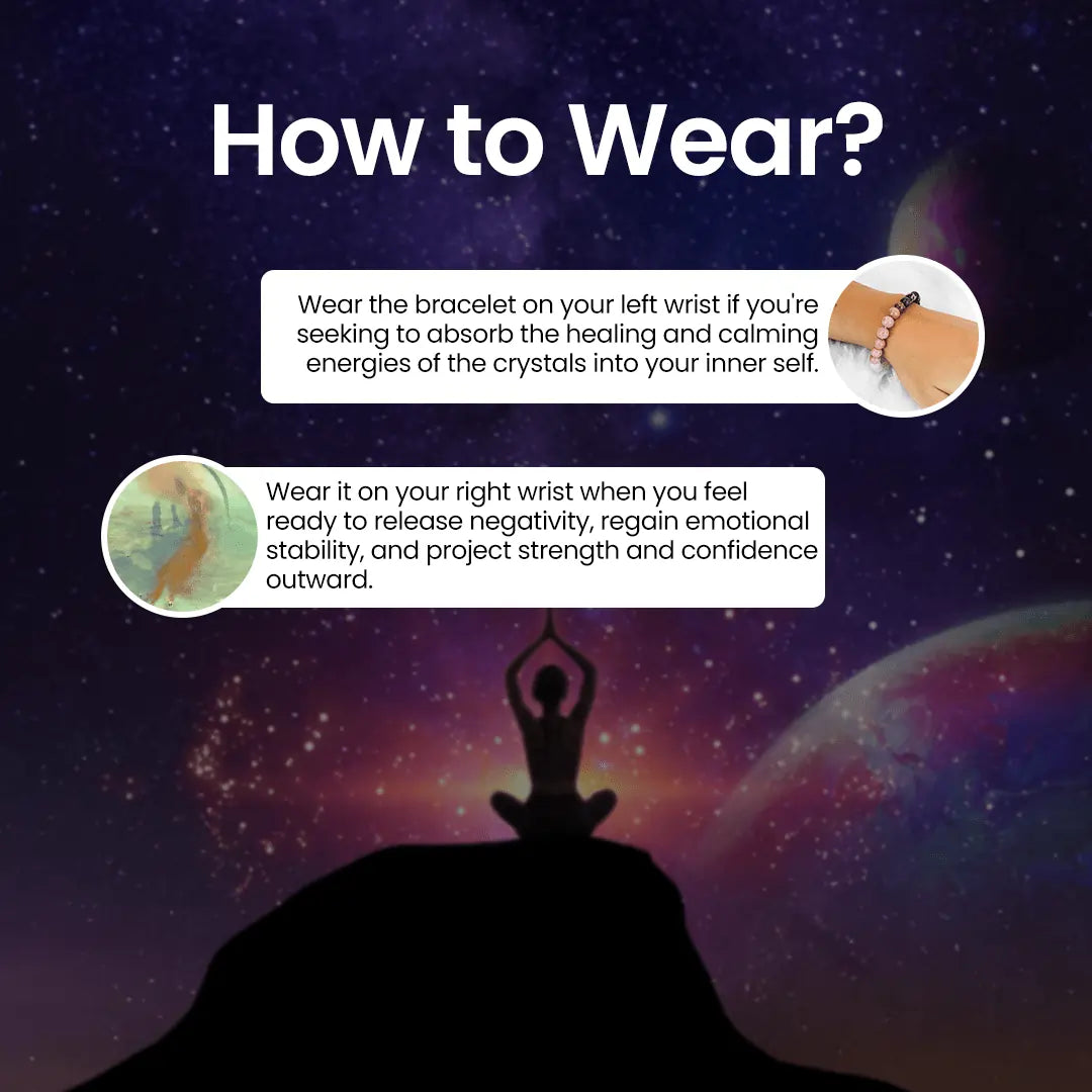 How to wear the Vrishta Heart Healer Bracelet to open the heart chakra and strengthen relationships