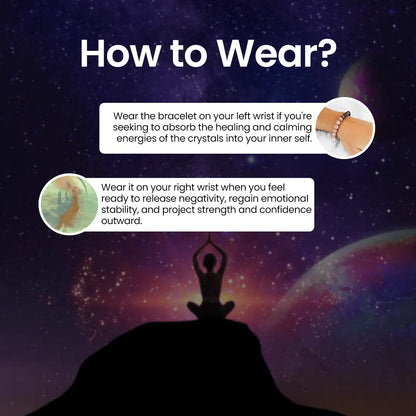 How to wear the Vrishta Heart Healer Bracelet to open the heart chakra and strengthen relationships