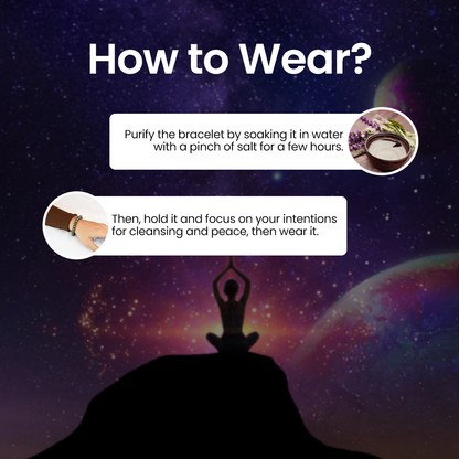 Guidance on how to wear Vrishta Selenite Bracelet for maximum effects