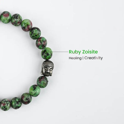 Vrishta Ruby Zoisite Bracelet