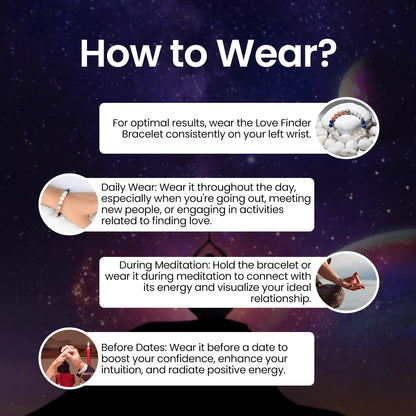 How to wear the Vrishta Love Finder Bracelet to get optimal results in love and relationships