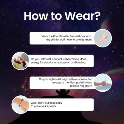 How to wear the Vrishta Bond Booster Bracelet to attract love, bonding, and financial prosperity