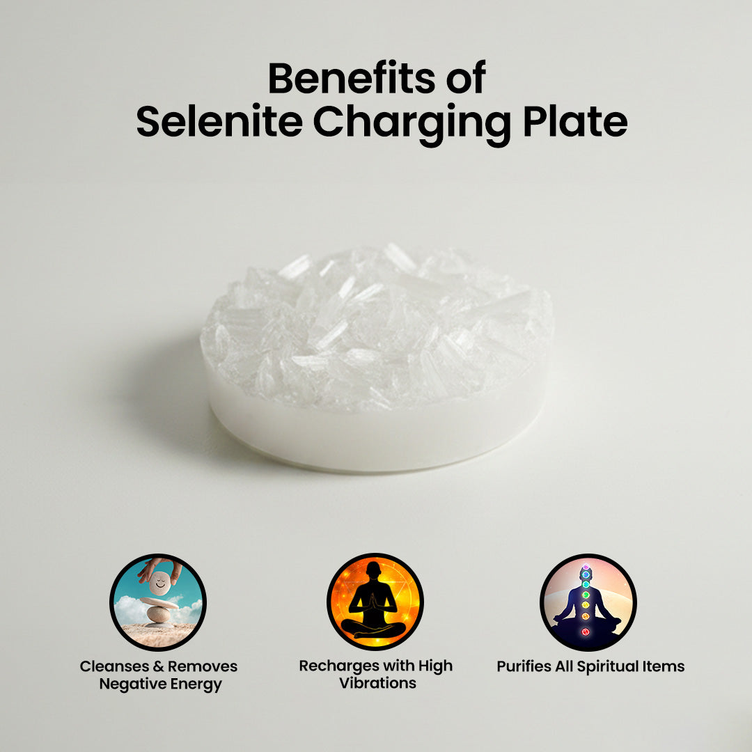 Vrishta Selenite Charging Plate