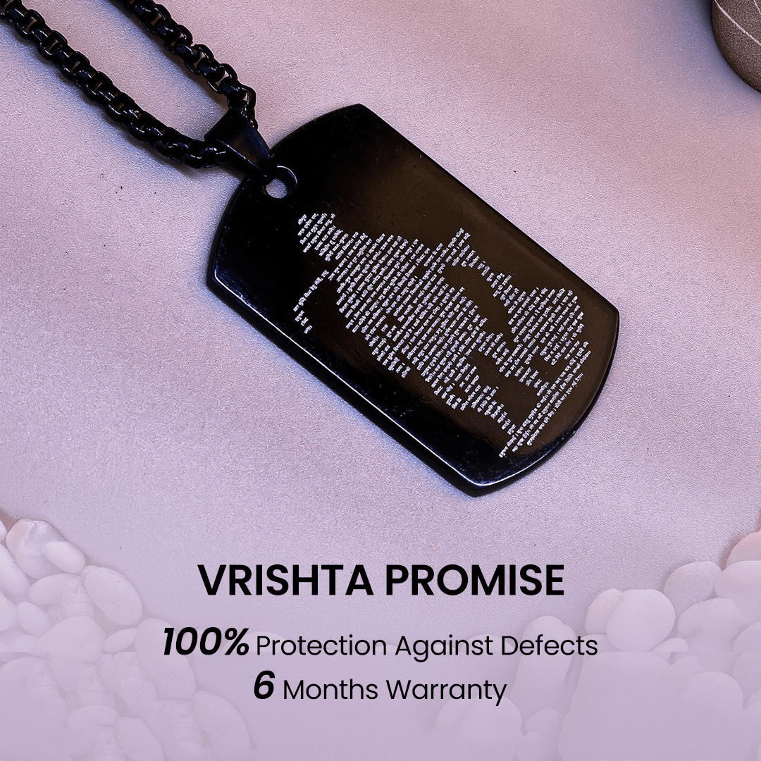 Vrishta Hanuman Chalisa Pendant with Chain